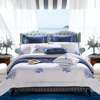 Luxury Cotton Duvet Set with Embroidered Detail