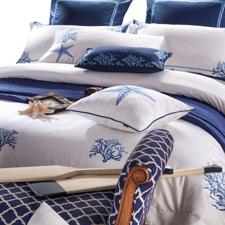 Luxury Cotton Duvet Set with Embroidered Detail
