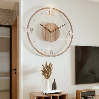 Scandinavian Wooden Wall Clock