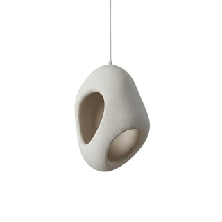 Sculptural Resin Pendant Light With Organic Design