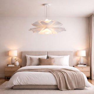 Flower Shaped Pendant Ceiling Light With Soft Organic Design