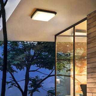 Modern Black LED Flush Mount Ceiling Light