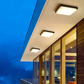 Modern Black LED Flush Mount Ceiling Light