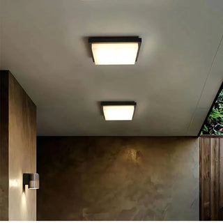 Modern Black LED Flush Mount Ceiling Light