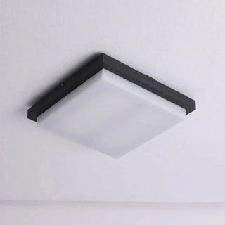 Modern Black LED Flush Mount Ceiling Light
