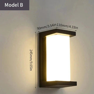 LED Outdoor Wall Light with PIR Sensor