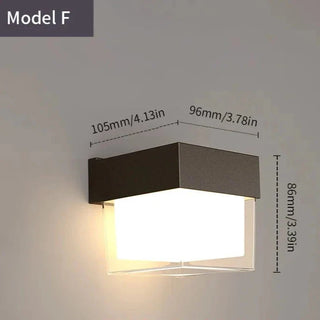 LED Outdoor Wall Light with PIR Sensor
