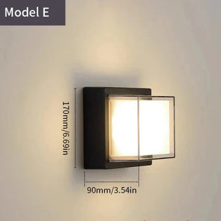 LED Outdoor Wall Light with PIR Sensor