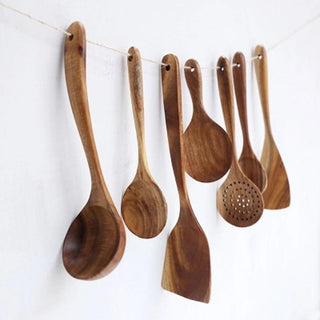 Teak Kitchen Utensil Set