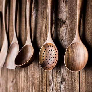 Teak Kitchen Utensil Set